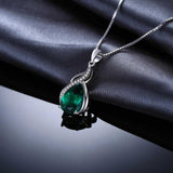 Collier Leonias avec pierre d'émeraude | Or