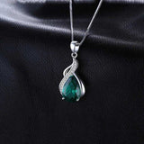 Collier Leonias avec pierre d'émeraude | Or