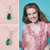 Collier Leonias avec pierre d'émeraude | Or