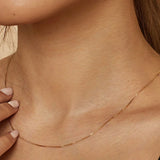 Collier maillon cubain | Or
