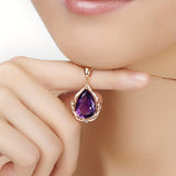 Collier Maria améthyste | Or