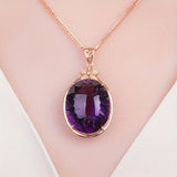 Collier Maria améthyste | Or