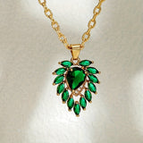 Collier Matilde en émeraude | Or