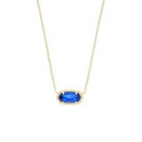 Collier ovale saphir classique | Or