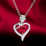Collier Rosira Voile Ambré | Or blanc