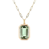Collier Sofia avec pierre d'émeraude | Or