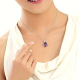 Collier « Verena » avec améthyste | Or