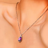 Collier « Verena » avec améthyste | Or