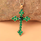 Collier Véridienne croix de cœur | Or