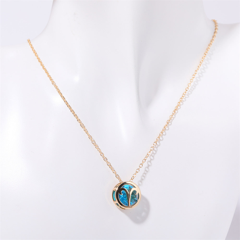 Collier zodiaque à double face | Or