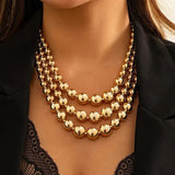 Collier à couches audacieux | Or