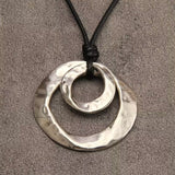 Collier avec pendentif géométrique Irrégulier | Or
