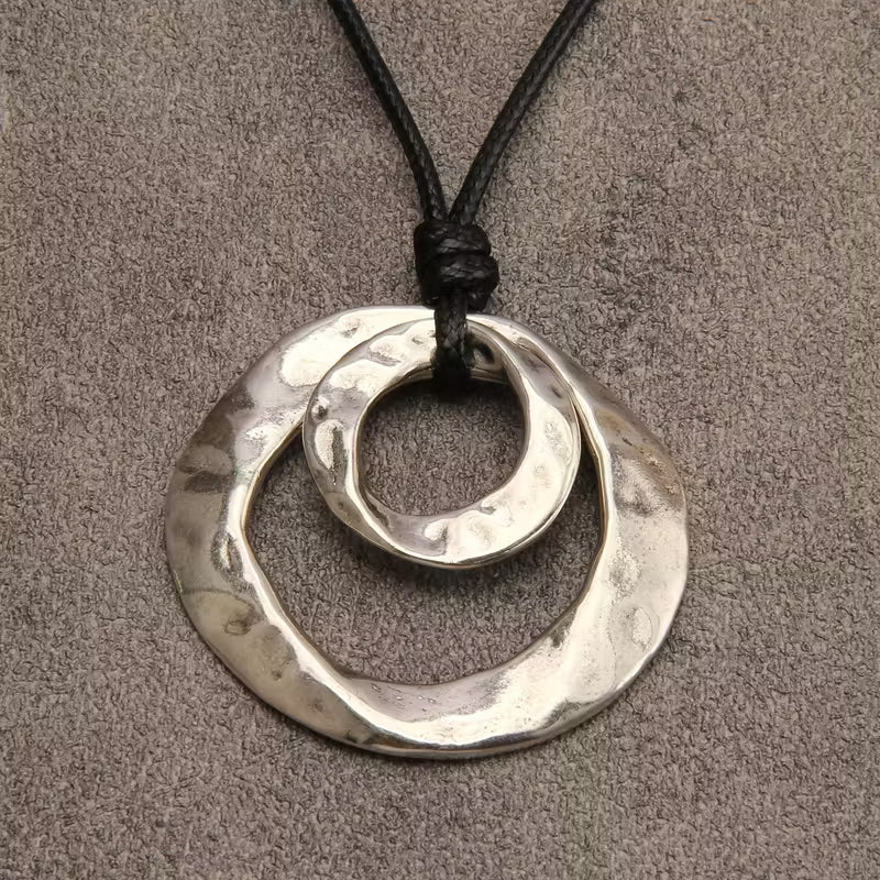 Collier avec pendentif géométrique Irrégulier | Or