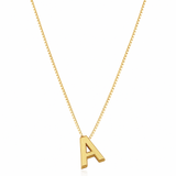 Collier avec initiale | Or