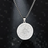 Collier avec médaille Triton ange Six étoiles | Or