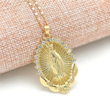 Collier avec médaille de la Vierge Marie | Or