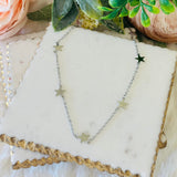 Collier avec pendentif « étoile fine » | Or