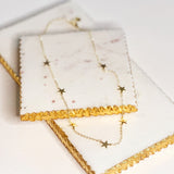 Collier avec pendentif « étoile fine » | Or