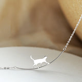 Collier de grimpe pour chat | Or blanc