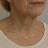 Collier élégant avec des perles brillantes | Or