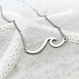 Collier de la mer | Or blanc