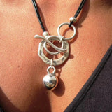 Collier rétro | Or blanc