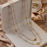 Collier élégant avec petite perle | Or