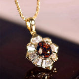 Collier rouge | Or