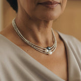 Collier en perles naturelles | Or