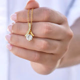 Collier rétro à brillants | Or
