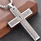 Collier unisexe moderne avec croix suspendue | Or