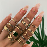 Ensemble Premium exclusif avec 8 à 12 bagues | Or