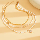 Ensemble de 3 colliers en tortue | Or