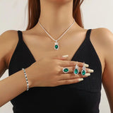 Ensemble de bijoux Seloria Grévalle | Or blanc