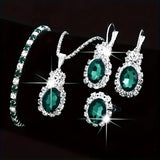 Ensemble de bijoux Seloria Grévalle | Or blanc