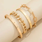 Ensemble de bracelets Élan Mercier | Or blanc