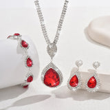 Ensemble de bijoux Thalia | Or blanc