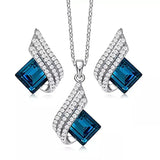 Ensemble de bijoux Vienne | Or blanc