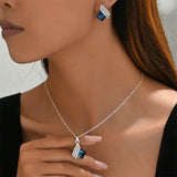 Ensemble de bijoux Vienne | Or blanc