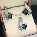 Ensemble de bijoux Vienne | Or blanc