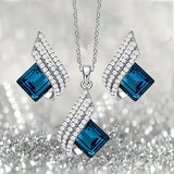Ensemble de bijoux Vienne | Or blanc