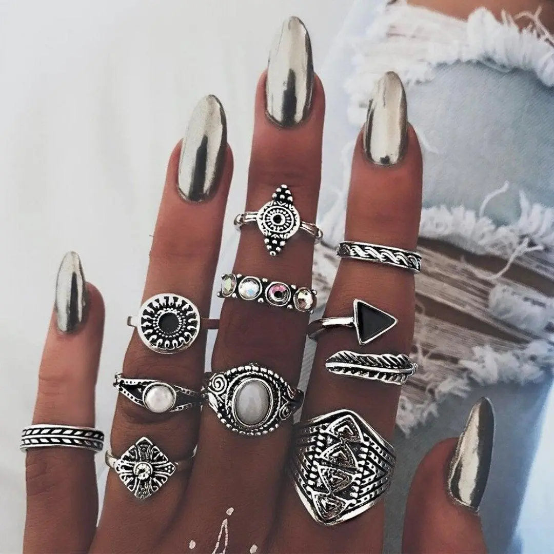 Paquet unique avec 8 à 12 bagues | Or
