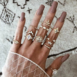 Paquet unique avec 8 à 12 bagues | Or