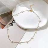 Petite chaîne en perles | Or