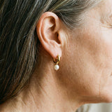 Petites boucles d'oreilles en perles | Or