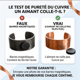 Bracelet en cuivre et cristaux Roselle