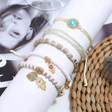 Set de bracelets hamsa | Or